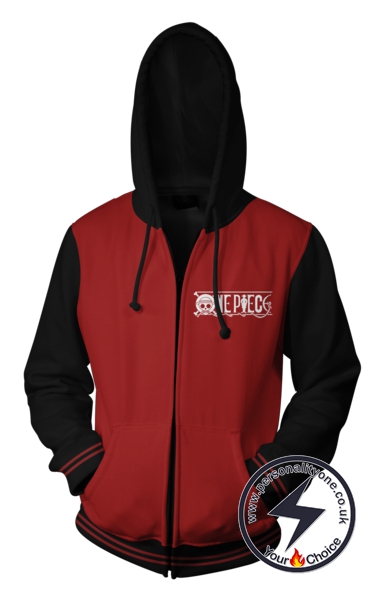 One Piece - Straw Hat Pirates Logo ZipUp - Hoodies Jackets